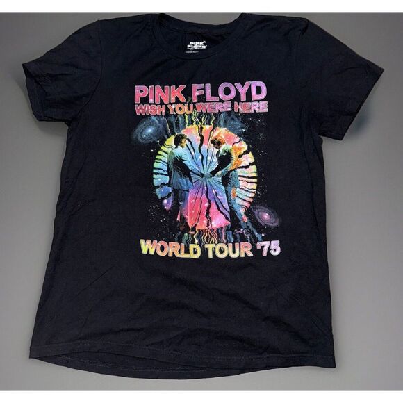 Pink Floyd Wish You Were Here 1975 World Tour Shirt‎ Colorful Size Small - Picture 1 of 4